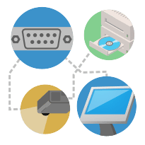 Symbols for Serial RS-232